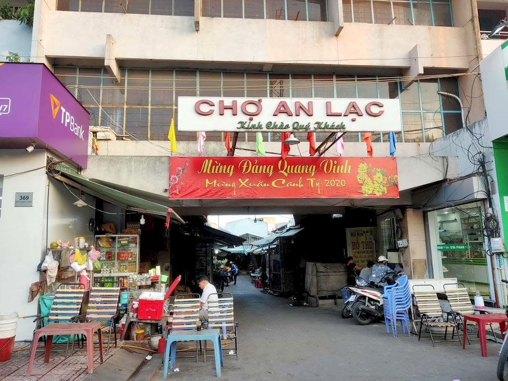 A market in tan binh district